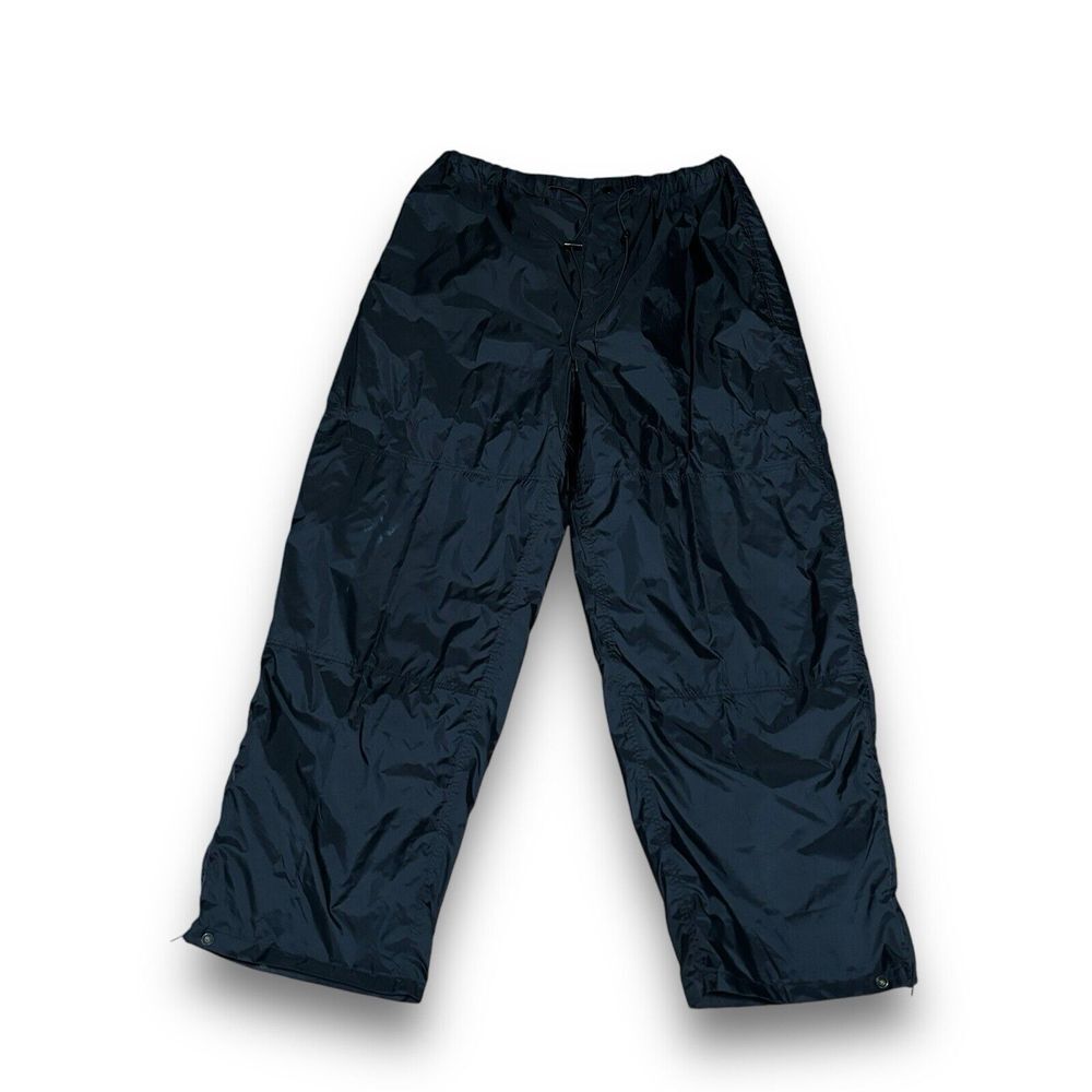 Bass Pro Shops Men's Rain Waterproof Lined Pants Fishing Black Drawstring XL